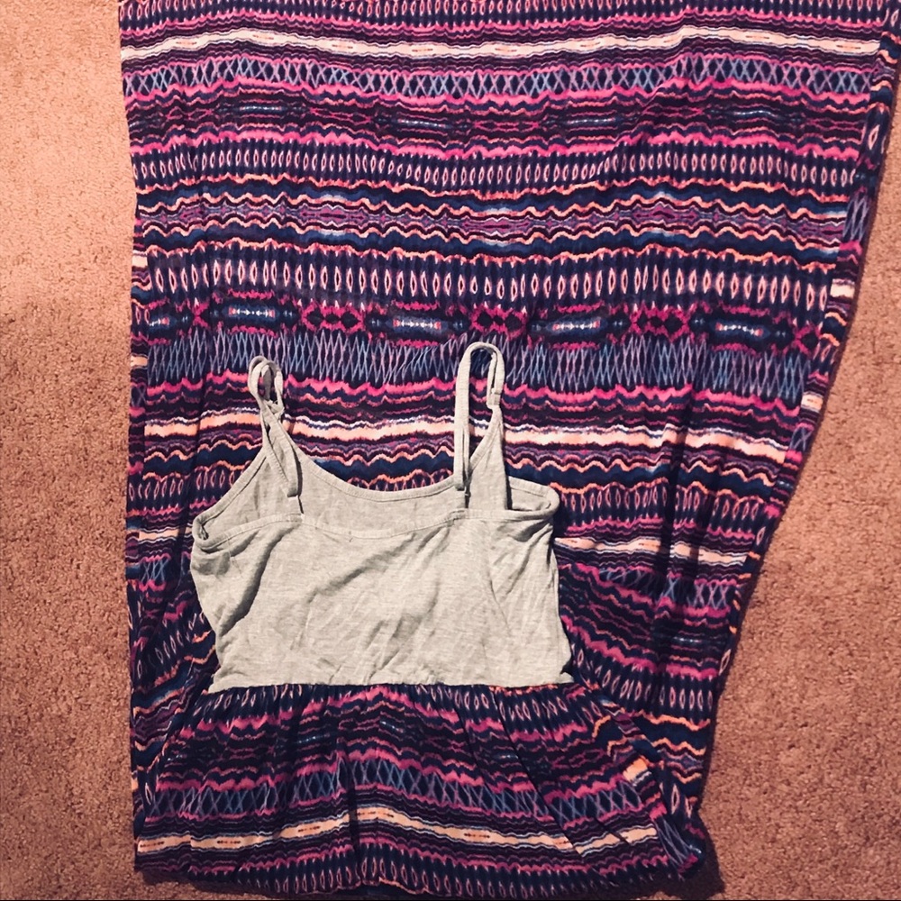 NWOT Forever 21 tribal print maxi dress size small